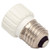 YiLighting- UL-Listed - -E26/E27 to GU10-, E26/E27 Edison Screw to GU10 Bayonet Base Socket Adapter Converter -1pc-