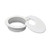 JANEMO Desk Wire Hole Insert,1-3/8 Inch Mounting Desk Hole Gromment,Use for Organize The Wires from Computer Desks,PC Peripheral,Office Equipment,White