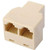 ANRANK RJ45 Ethernet LAN Network Y Splitter 2 Way Adapter 3 Ports Coupler Connector