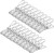 Wire Clothespins Laundry Chip Clips-40 Pack Bulk Clothes Pins with Heavy Duty, Durable Clamp Metal Clothes Pegs Multi-purpose for Outdoor Clothesline Home Kitchen Travel Office Decor Food Bag -Silver-