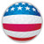 JJH Inc USA Flag Golf Ball Vinyl Decal Sticker Waterproof Car Decal Bumper Sticker 5"