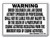 Colorado Equine Sign Activity Liability Warning Statute Horse Farm Barn Stable Sticker Sign - Sticker Graphic Sign - Will Stick to Any Smooth Surface