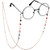 Insuwun Eyeglass Chains - Colorful Beaded Sunglasses Chain Reading Eyeglasses Holder Strap Cord Lanyard Eyewear Eyewear Retainer Lanyard