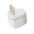 Universal Power Travel Plug Adapter - 250V 10A Universal AU UK EU to US AC Power Plug Travel Power Socket Adapter Converter Outlet-White-