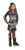 Little Girl's Skeleton Bones Hoodie Dress - Medium