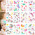 Konsait Unicorn Temporary Tattoos, 12 Sheets Assorted Unicorn Rainbow Temporary Tattoo Stickers, Fake Tattoo for Birthday Party Favors Goodie Bags Stuffers Pinatta Fillers School Carnival Rewards