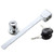 Sliding Glass Door Lock Display Case Lock Ratchet Lock with Chrome Finish Keyed Alike Showcase Display 1Set,Window Lock