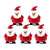 STOBOK 5pcs Christmas Wind Up Toys Santa Claus Wind up Stocking Stuffers Christmas Party Favors for Kids