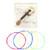 Ukulele Strings Accessories Kit,4pcs/Set Colorful Nylon Strings Replacement Part Accessory Nylon Ukulele Strings including A-1st, E-2nd, C-3rd, G-4th for Ukulele Instrument Accessory