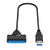HUACHUANG 2.5 inch SATA Hard Drive Adapter Cable SSD Hard Disk Player Cloud Data Cable SATA to USB3.0