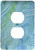 3dRose lsp_7932_6"Crossed Palms" 2 Plug Outlet Cover Multicolor
