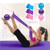 Resistance Band  and  Exercise Ball for Barre,Yoga,Pilates,Stability Exercise Training,Deep Tissue Massage, Core Training and Physical Therapy -Pink-