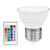 LED RGB Spot Light Colour Changing Dimmable Bulbs with Remote Control Ambient Lamp White,Outdoor Lighting
