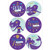 Amscan Mermaid Wishes Sticker Sheets -24 ct-