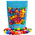 Gum Balls Fruit Flavored, Candy Buffet Treats, Machine Size Refills, Kosher Certified Parve, 1" Inch -Assorted Colors, Half-Pound-