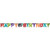 The Party Continuous 60th Birthday Party Letter Banner Decoration, Multi , 7 1/4 Feet, Foil