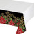 Creative Converting Border Print Plastic Table cover, 54 x 102", Holiday Elegance