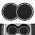 2PCS Bling Car Cup Coaster, Universal Vehicle Bling Cup Holder Insert Coaster, 2.75 inch Rhinestone Anti Slip Silicone Car Insert Coaster, Suitable for Most Car Interior, Best Gift Car Bling for Women