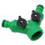 SHUANGSHI Release Connector, Garden 2-Way Adapter Y Tap Connector Fitting Switch Irrigation Hose Pipe G3 / 4"