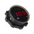 Goregri Motorcycle Voltmeter Gauge, Modified Motorcycle Voltmeter LED Digital Display Voltage Volt Gauge Panel Meter-Red-