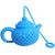 JKIOOW Tea Infuser Strainer Creative Tea Teapot Tea Tilter Tea Leak Silicone Tea Maker Strainer Silicone Tea Bag Leaf Filter Diffuser Drain Filter Creative Tea Filter -Blue-