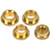 4 Grandfather Clock Pivot Brass Bushing Movement Parts