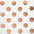 Unique Industries 53271 Rose Gold Foil Polka Dot Beverage Napkins