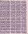 US Stamp - 1948 Progress of Women - 50 Stamp Sheet - 959