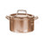 Melody Jane Dollhouse Large Copper Stock Pot Casserole Dish 2 Handles Kitchen Accessory