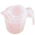 Plastic Measuring Cups, Plastic Measuring Jug, Kitchen Baking Scale Measuring Cups Set 3pcs Transparent