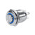 12mm Momentary Push Button Switch, Car LED Power Push Button Switch 1NO Switch 4 Pin Suitable for 12mm Mounting Hole-Blue-