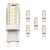 Mengjay 5X G9 LED Bulb 3W LED Light Bulb 33-SMD 2835 LEDs, 250LM, Equivalent to 30W Halogen Lamp Replacement, 110V, More Stable, No Flicker-Not Dimmable, Cold White 6000K-