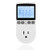 Power Meter Plug, Power Consumption Monitor, Power Consumption Monitor Analyzer with Digital LCD Display,7 Display Modes for Home Energy Consumption Analyzer to Achieve Energy Saving -White-