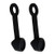 Prettyia 2pcs Underwater Scuba Diving Din to Yoke Adapter/Yoke Regulator 1st First Stage Dust Cap