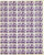 US Stamp - 1948 California Gold Centennial - 50 Stamp Sheet 954