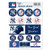 MLB New York Yankees Vinyl Sticker Sheet, 5" x 7" by WinCraft