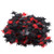 Halloween Confetti, 60g Pumpkins Spiders Witches Webs Ghost Skull Table Scatter Decoration for Halloween Party DIY Craft-Black Spider plusRed Spider-
