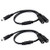 GINTOOYUN DC Y Splitter Cable 1 Male to 2 Female,5.5mm x 2.1mm DC Power Extension Adapter Cable,for CCTV Surveillance Cameras,Surveillance Routers,DVR,and More?2PCS-