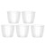 JCBIZ 5pcs Plastic Transparent Rice Measuring Cup 160ml Rice Cooker Measuring Cup for Dry and Liquid Ingredients