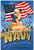 NINGFEI Tin Sign Novelty Metal Signs Wall Decor Navy Pinup - Pin-Up Girl Retro Vintage Plaque Poster for Home Club Bar Pub Tavern Cafe BBQ Garage Shop 8 x 12 Inches Decorative Sign