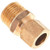 PROPLUS GIDDS-272398 Brass Compression Male Adapter, 5/16" x 1/4", Lead Free