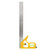 300MM 45/90 Measuring Ruler, Adjustable Multi-Function Right Angle Combination Square Ruler with Level Positioning Marking Measuring Tool for Woodworking Carpenter
