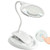 LED Magnifying Lamp?2 in 1 Clamp-on Table & Desk Magnifying Lamp?Magnifying Glass with Stand, Ultra Bright Daylight LED Light for Reading, Hobbies, Crafts, Workbench, Repair