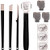 37 Pcs Callus Shaver Sets Black Foot Shaver Callus Remover for Feet Hand Care with Foot File Include 30 Replacement Blades 3 Foot File Heads 1 Callus Shaver and 3 Hard Skin Remover Scraper