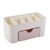 Desktop Cosmetic Box With Small Drawer Plastic Desktop Cosmetic Case Storage Box Home Multi-function Jewelry Box Storage Box