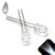 5mm Round Top Cool Clear White Candle/Flicker LED - Super Bright -Pack of 10-