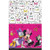 Disney Minnie Plastic Table Cover Birthday Party Tableware Decoration -1 Piece-, Pink, 54" x 96".