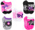 Nickelodeon Girl's Jojo Siwa 5 Pack Socks, Sock Size: 4-6 -Shoe Size: 7-10-, Black/Pink