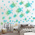 Ocean Stickers Wall Decals,3 Sheets Under The Sea Turtle Wall Decals Stickers,Sea Decals Wall Decor Waterproof Ocean Wall Decor for Bedroom Bathroom Toilet Nursery
