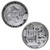 BirchRiver Silver Tezos Coin - Blockchain Cryptocurrency XTZ - Commemorative Collector